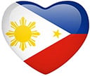 Filipino Heart Flag